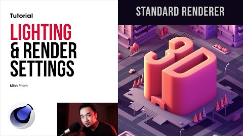 Lighting setup and Render Setting with Standard Renderer | Cinema 4D Tutorial