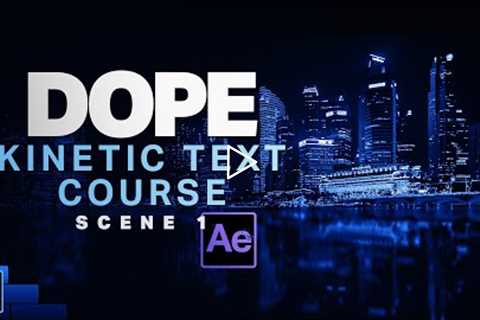 ☮︎ ❤︎ ✎💲 After Effects free KINETIC TEXT COURSE p1 - After Effects Text Animation Tutorial