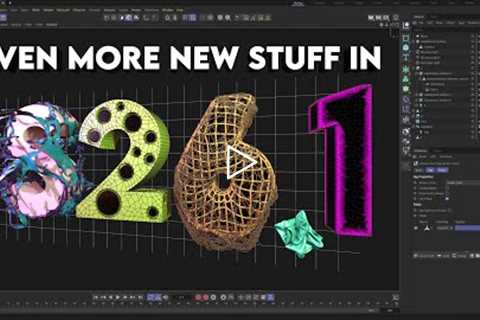 What Else is New in S26.1 of Cinema 4D