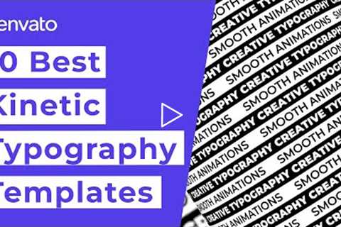 10 Best Kinetic Typography Templates for After Effects [2022]