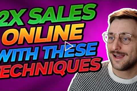 Double your online sales and your AOV using these techniques