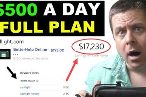 Copy My $500 A Day CPA Affiliate Marketing Plan (live example)