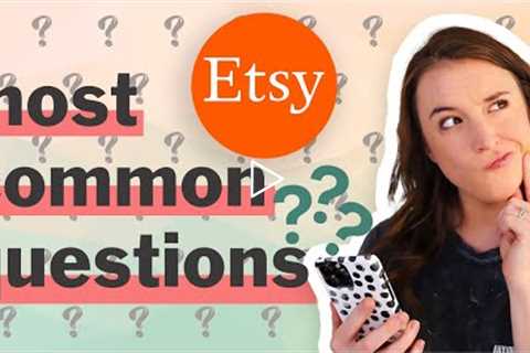 YOUR ETSY QUESTIONS ANSWERED | Etsy Digital Products | Etsy Success Strategy Explained