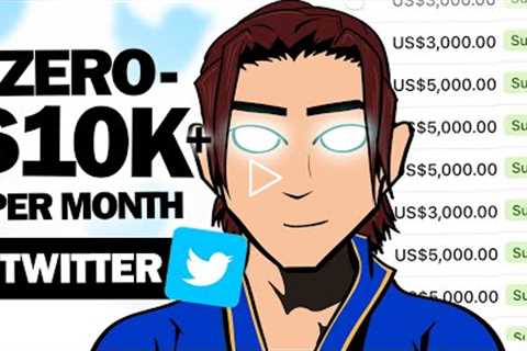 How To Make $10,000+/Month From Your Twitter Account | Twitter Marketing Strategy