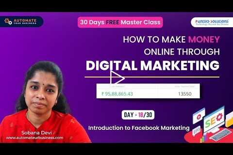 FREE Digital Marketing Master Class - Day 18/30  | Sobana Devi