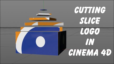 Cutting Slice Logo | Cinema 4d Tutorial | News Channel Logo