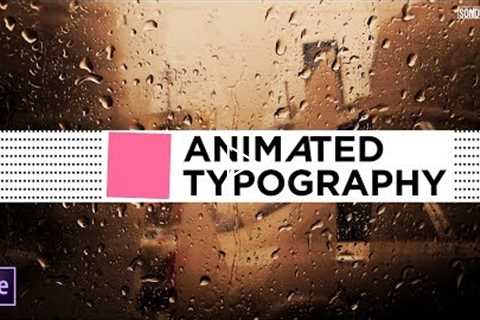 Animated Typography 1 | Motion Graphics After Effects Tutorial