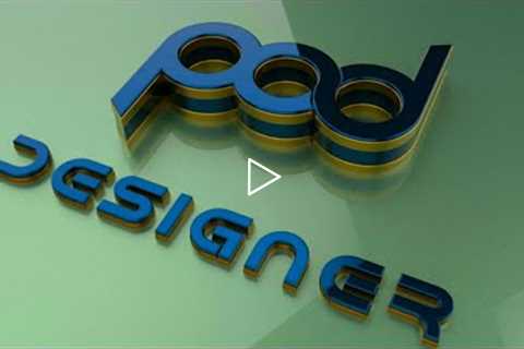 Create a Logo in Cinema 4D || Cinema 4D Tutorial || Keyshot Tutorial