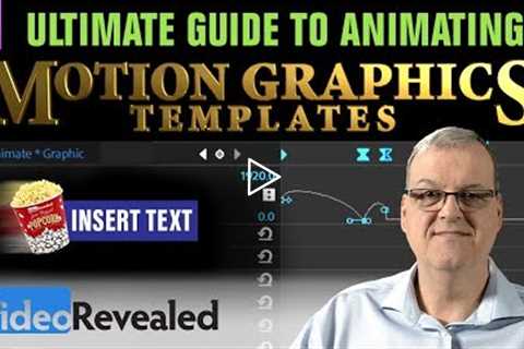 Ultimate Guide to Animating Motion Graphics Templates in Adobe Premiere Pro CC - DEEP DIVE!