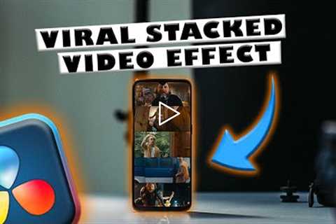 VIRAL STACKED VIDEO EFFECT in DAVINCI RESOLVE 18