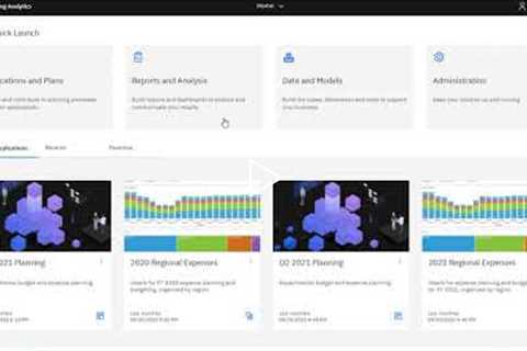 Introduction to the Planning Analytics Workspace new user experience