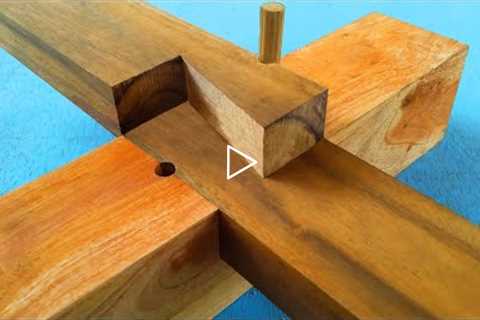 Amazing Japanese Wood Joining Traditional Carpentry No Screws