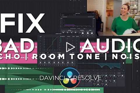 How To Remove Background Noise In Fairlight Davinci Resolve 17 | Davinci Resolve Fairlight Tutorial