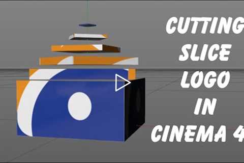 Cutting Slice Logo | Cinema 4d Tutorial | News Channel Logo