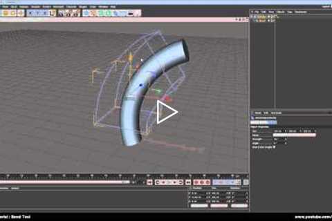 Cinema 4D Tutorial: Bend Tool (Beginner)