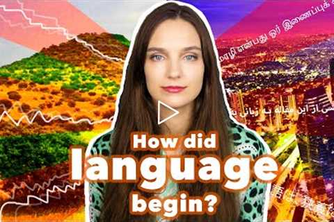 The origins of language - how was language created?