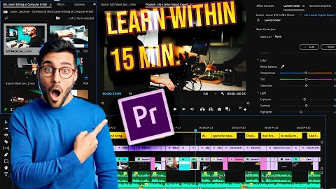 Premiere Pro Tutorial for Beginners 2022 - Everything You NEED to KNOW! #shortvideo