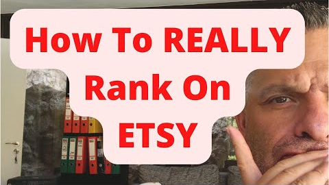 How To REALLY Rank On Etsy - It's Not About SEO