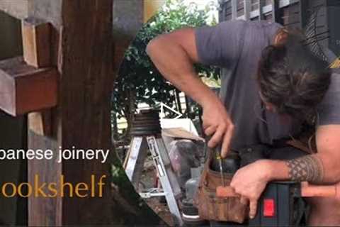 Woodwork: Make a bookshelf. Japanese joinery - No nails no screws.