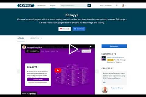 Kezayya Project Interview Web3 Infinity Hackathon