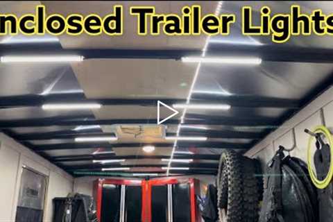 Wiring Lights In A Cargo Trailer | How To Add A Battery And Lights In An Enclosed Trailer