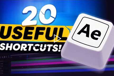 20 Shortcuts Beginners MUST Use IMMEDIATELY (After Effects)