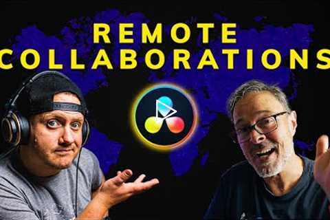 Remote Collaboration Workflow and STUDIO GIVEAWAY! | Davinci Resolve Tutorial