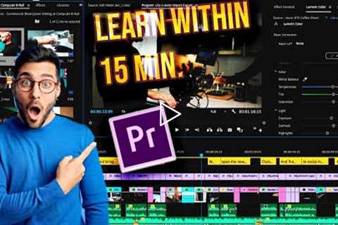 Premiere Pro Tutorial for Beginners 2022 - Everything You NEED to KNOW! #shortvideo