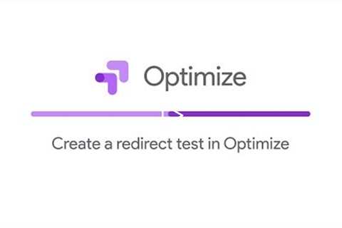 Create a redirect test in Optimize