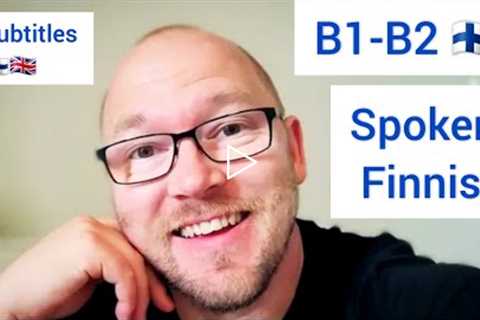 FINNISH VLOG for Finnish learners  - Comprehensible input (subtitles on)