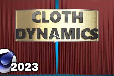 Cinema 4d 2023: Cloth Dynamics (Properties, Flags, and Curtains)