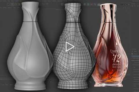 Complex Glass Bottle 3D Modeling | Cinema 4D Modeling Tutorial