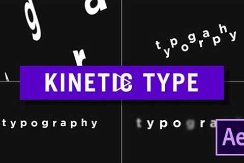 kinetic typography After Effects Tutorial