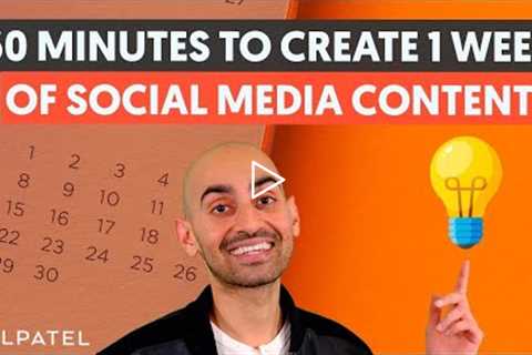 How to Plan 1 Week of Social Media Content in 60 Minutes (Tools and Hacks)