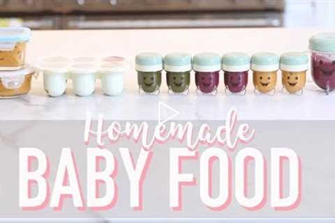 HOW TO MAKE BABY FOOD: HOMEMADE PUREES | Angela Lanter