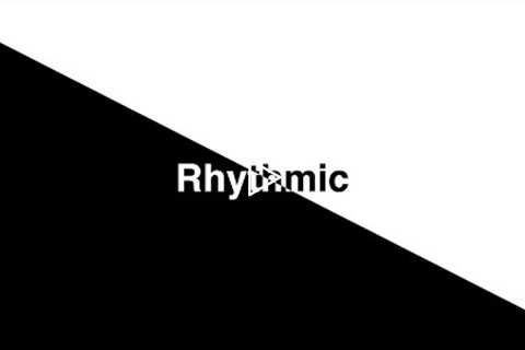 Rhythmic Fast Kinetic Typography- Don't Blink