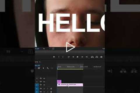 How to Place Video inside Text Shape in Adobe Premiere Pro