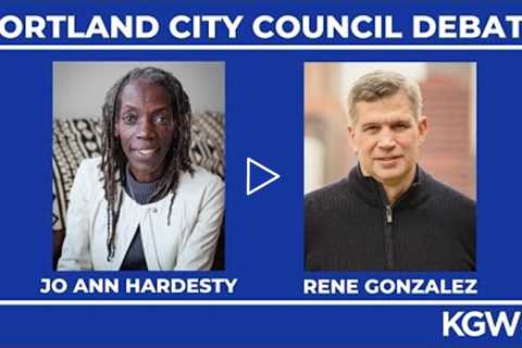 Watch live: Jo Ann Hardesty and Rene Gonzalez debate