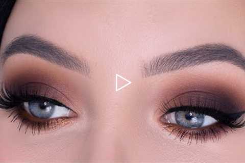 Warm Brown Fall Inspired Eye Makeup Tutorial