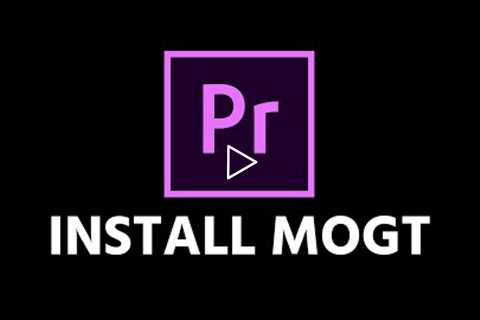 How To Install Motion Graphics Templates From Motion Array Into Premiere Pro