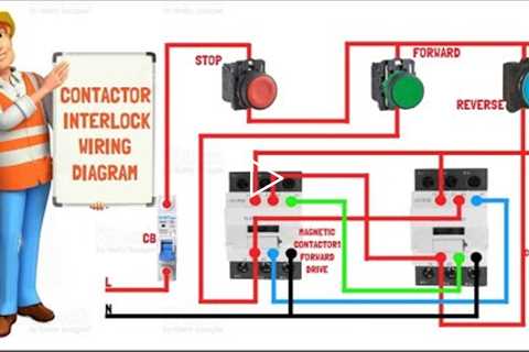 Contactor interlock wiring diagram for motor control
