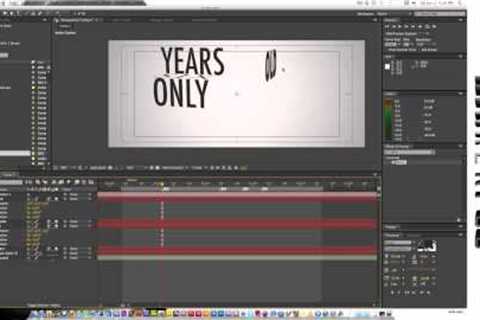 Adobe After Effects tutorial. Kinetic Typography.