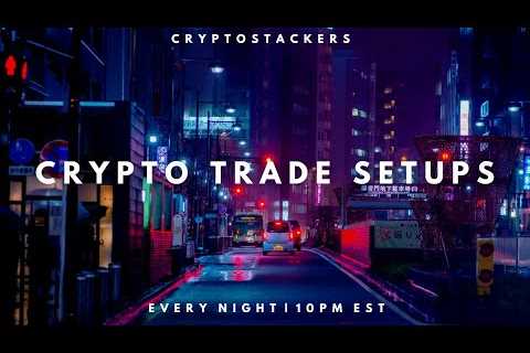 Crypto Trade Setups | Saturday 10pm EST