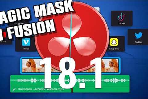 Massive DaVinci Resolve 18.1 Update - MAGIC MASK IN FUSION