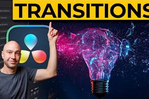 DaVinci Resolve 18 TRANSITIONS for Beginners | EVERYTHING You NEED to Know | CRASH COURSE