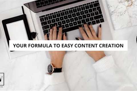 Your Strategy to Easy Content Creation (Replay)