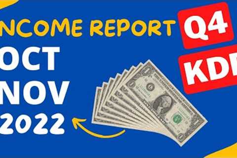 KDP No and Low Content Publishing Income Report October and November 2022 + Low Budget Ad Strategy