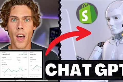 Using Ai To Run My Shopify Dropshipping Marketing For Me | ChatGPT