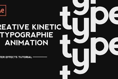 Creative Kinetic Typography Animation in After Effects - After Effects Tutorial
