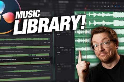 Access your MUSIC FASTER in Davinci Resolve